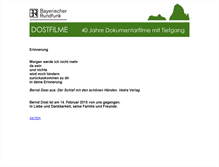 Tablet Screenshot of dostfilme.de